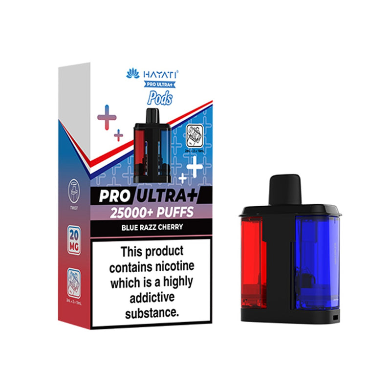 Hayati Pro Ultra Plus Pods Blue Razz Cherry